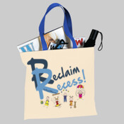 Reclaim Recess Convention Tote Bag - blue