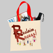 Reclaim Recess Convention Tote Bag - red