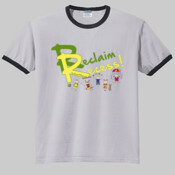 Reclaim Recess (green) men's t-shirt (color options)