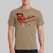 Reclaim Recess (red) TALL men's t-shirt (color options)