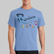 Reclaim Recess (blue) TALL men's t-shirt (color options)